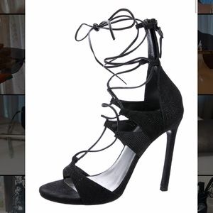 Stuart Weitzman lace up heels